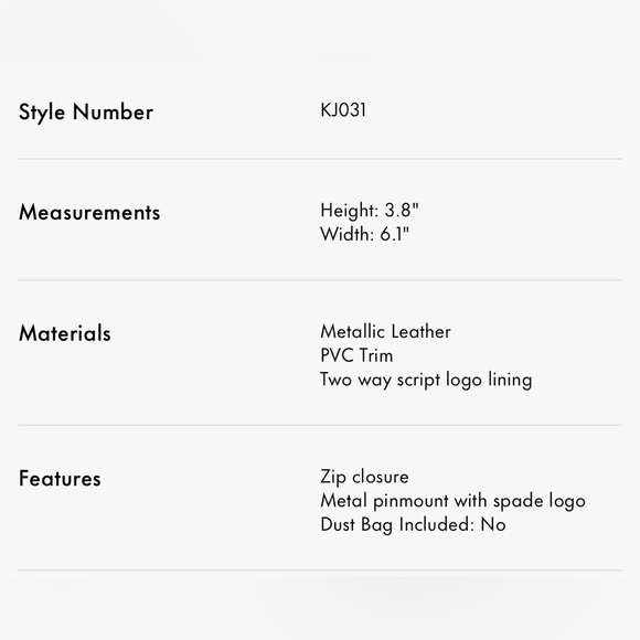 Kate Spade - Lucy Metallic Small L-zip Wristlet - Picture 4 of 4